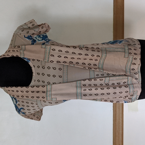 Vintage 1970s Vicki Volts stretchy Top with Scarf Medium - Picture 7 of 8